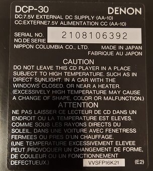 Predám discmany Panasonic, Philips a Denon - 19