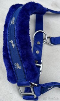 Stájová ohlávka textilní s chlupatinou MIX - 19