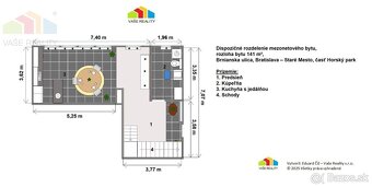 Na predaj nádherný a výnimočný priestranný mezonet, 141 m²,  - 19