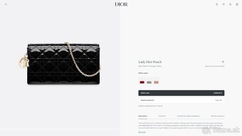 Lady Dior Pouch / Kabelka - 19