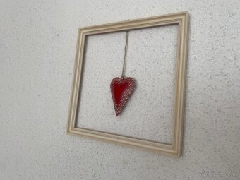Vintage kovové srdiečko - 19