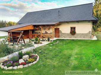 Kamenný domček pri Detve – rozpracovaná chalupa s veľkým p - 19