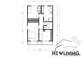 Na prenájom 4iz. nadštandardná novostavba RD s garážou v obc - 19