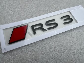 VW AUDI logo emblemy R R-line S RS 3 A3 original - 19