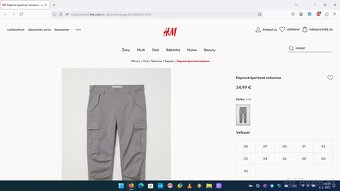 Cargo nohavice HM (Kapsáče) - 19