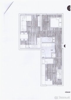 Ružinov 3 izb. byt Chlumeckého ulica - 19