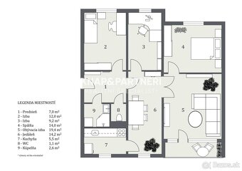 Priestranný 4-izbový byt v tichej lokalite plnej zelene - 19