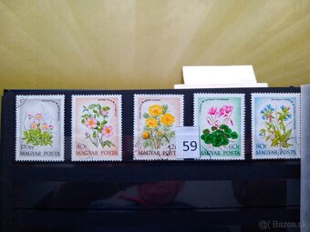 Poštové známky č.499 - FAUNA, flóra a rôzne III.-20 sérií - 19