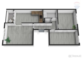 Na predaj 3 izbový byt, 63 m2, lodžia 3 m2, kompletná rekonš - 19