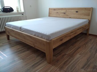 Dubová manželská posteľ Hugo + rošt zdarma, cena od 750€ - 19