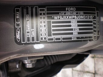 Ford C-MAX 2,0CDTI 85kW A6 r.2013 - 19