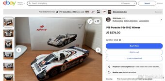 Porsche 956 Spark 1:18 viac info v texte - 19