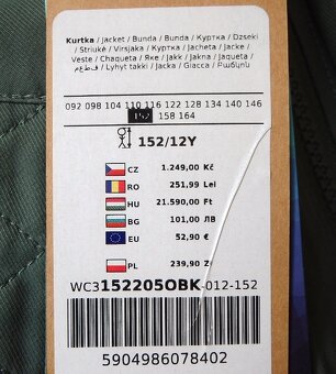 Zelená predĺžená bundička - 19