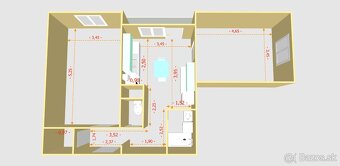 Na predaj čerstvo zrekonštruovaný 2 izbový byt s loggiou. - 19