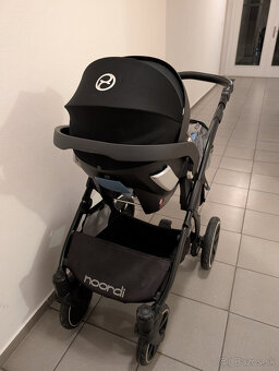 Predám kočík Noordi fjordi 3v1 (Dark grey) - 19