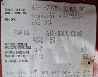 ŠKODA FABIA 1,2 HTP 2003 - 19
