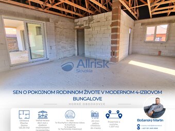 Sen o pokojnom rodinnom živote v modernom 4-izbovom bungalov - 19