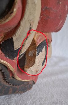 3 ručne tesané masky Barong a ceremoniálna maska (Bali) - 19