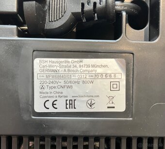 Mlynček na mäso Bosch MFW68660 2200W - 19