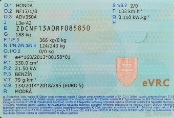 Predám Honda ADV 350 2024 blue - 19