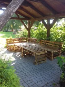 Paletové sedenie, záhradné sedenie, terasové sedenie - 19
