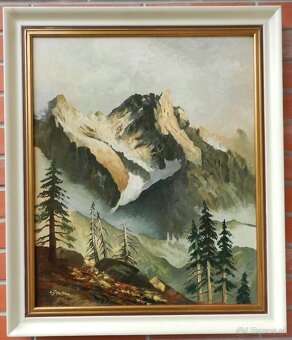 Starozitné obrazy s motívom Krajiny - 19