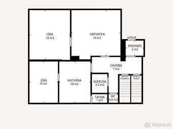 NA PREDAJ rodinný dom s pozemkom 834 m2 - Veľký Kolačín - 19