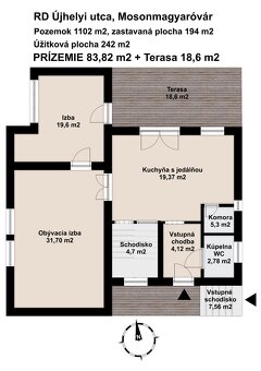 Na predaj 5 – izbový RD Mosonmagyaróvár, Maďarsko - 19
