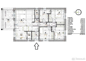 Skolaudovaný 4 izbový rodinný dom (107,45 m2) v štandarde - 19
