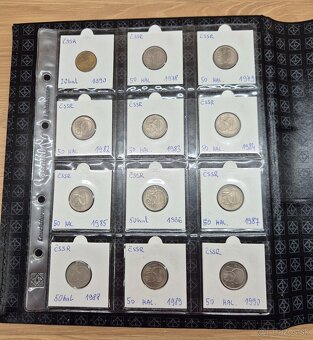 Album Optima s kazetou + mince ČSR, ČSSR, SR - 19