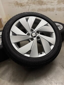 Zimná sada 5x112 R17 , 205/50/17 Golf Octavia A3 Passat - 19