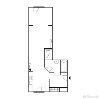 2-izbový byt, 60 m2, Malinovo centrum - 19