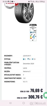 Hectorra 5 225/55 R17 XL (4ks) letné - 19