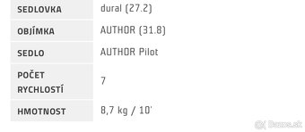 Detský bicykel Author Record 20 - 19