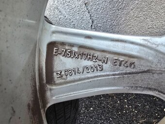 Zimné kolesa Audi A1 5x100 r17 215/45 r17 Skoda Fabia - 19