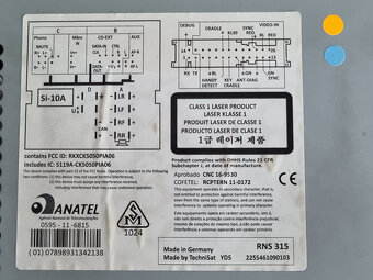 RNS 315 verzia s Bluetooth DAB Kamera 2012 Seat 5P0035191J - 19
