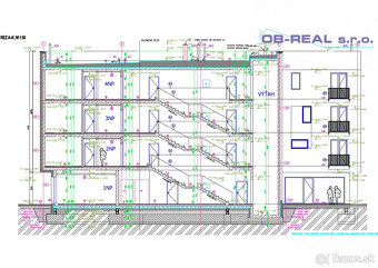 Predaj moderných 2izb bytov 55m2 v novostavbe v centre Sládk - 19