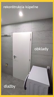 Rekonštrukcie interiéru - maľovanie, omietky, dlažby a iné - 19