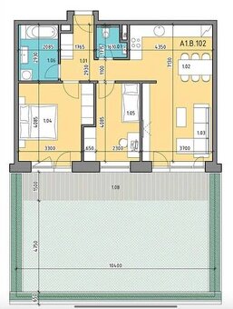 BABONY TRE | PRENÁJOM 3 izbový byt s predzáhradkou, BORY PRO - 19