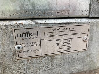 Unikol PB2 KPLP 2700 kg - Príves na prepravu strojov - 19