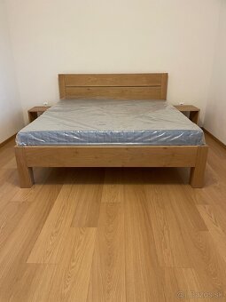 Dubová posteľ z masívu - 19