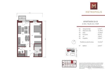 2-izbový apartmán Metropolis, Bottova ulica, Bratislava I - 19