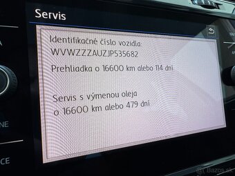 VOLKSWAGEN GOLF VARIANT, HIGHLINE, 1,6TDI, MANUÁL, 10/2017 - 19