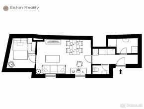 Veľkometrážny byt 131,22 m2 - rozdelený na 3-izb a 2-izb byt - 19