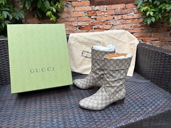 Originál Gucci čižmy, pc 1069€ , ako nové - 19