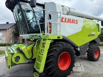 Sklízecí mlátička Claas Lexion 660, žací lišta V750, rok výr - 19