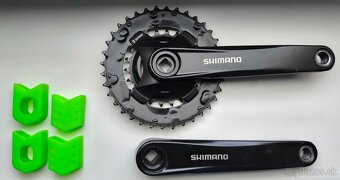 Predám komplet Shimano stred,kazeta,prehadzovačka,brzdy - 19