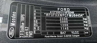 Ford Mondeo Combi 2.0 TDCi EcoBlue - 19