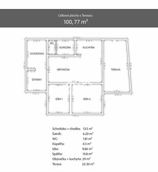 3-izbový byt s garážovými státiami - 19