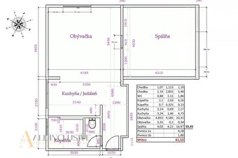 ALL INCLUSIVE I ČERSTVO ZREKONŠTRUOVANÝ 2 IZBOVÝ BYT SLÁDKOV - 19